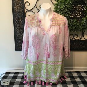 Crown and ivy seahorse swimsuit coverup  size XS